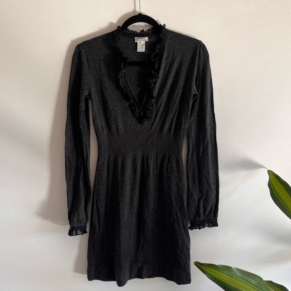 Chic Black Long Sleeve Dress